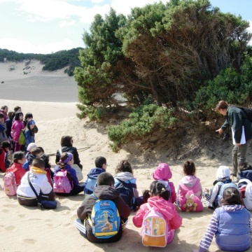Aktivität für Erziehungswesen der Umwelt (foto CEAS Ingurtosu)