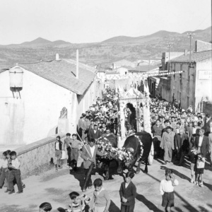 Arbus, partenza della processione di S.Antonio di Santadi (foto di Digital Photonet)