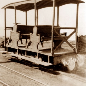 Ingurtosu, vagone del treno (foto di Digital Photonet)