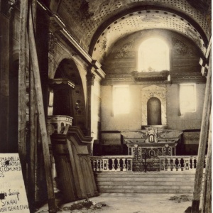 Arbus, interno della chiesa di San Sebastiano (foto Digital Photonet)